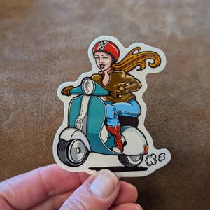 Scooter Fun 3&quot;Vinyl Aufkleber