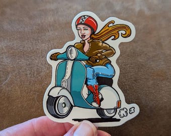 Scooter Fun 3" Vinyl Sticker