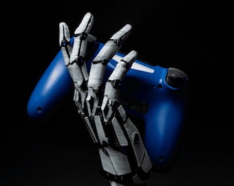 3D Printed Robot Hand Controller Stand – Headphone Holder, Gaming Decor