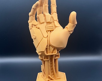 Personalized Robot Hand Controller Stand, Futuristic PLA Headphone Holder