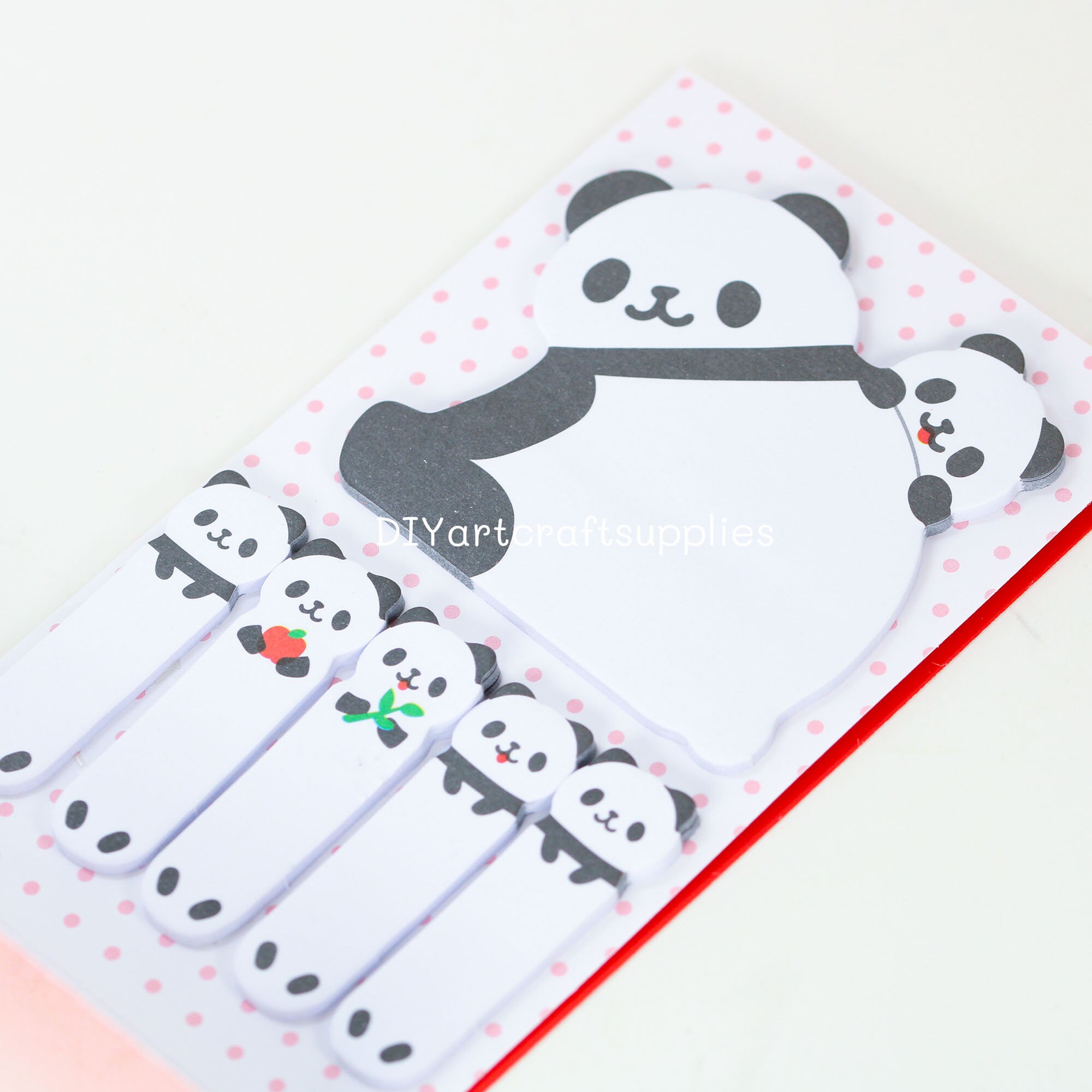 Cute Panda and Cat Sticky Notes Kawaii Stationary Panda - Etsy