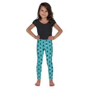 Kids Turquoise Leggings Festival Girls Leggings Blue Toddler Leggings Green Birthday Party Leggings Soft Stretch Leggings Gift for Kids Etsy