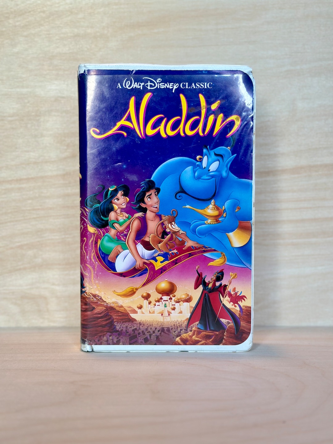Vintage Aladdin VHS Walt Disney Classic Tape Black Diamond Etsy
