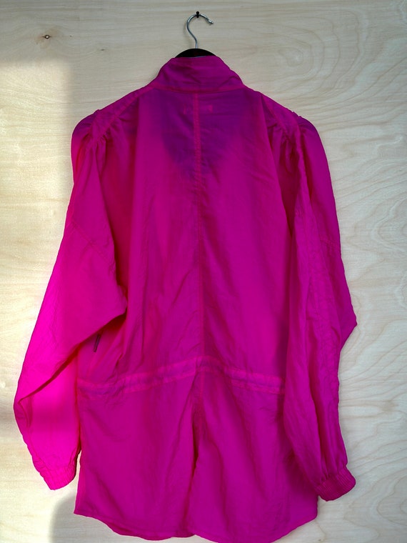 Vintage Puma Hot Pink & Teal Full Zip Jacket Retr… - image 2