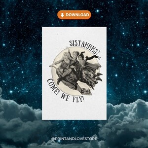 Tarjeta de Halloween de Hocus Pocus, cartel tributo de 1993