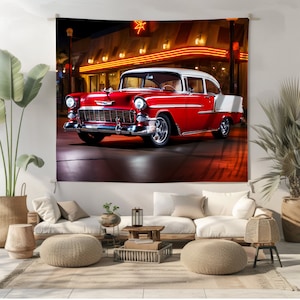 Car Tapestry Etsy