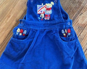 Toddler Girls Artist Dress - 80s / 90s