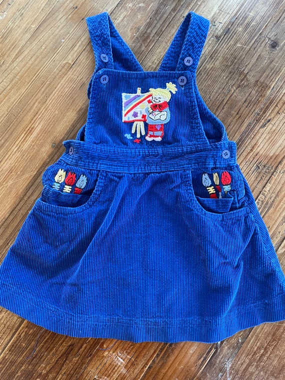 Toddler Girls Artist Dress - 80s / 90s