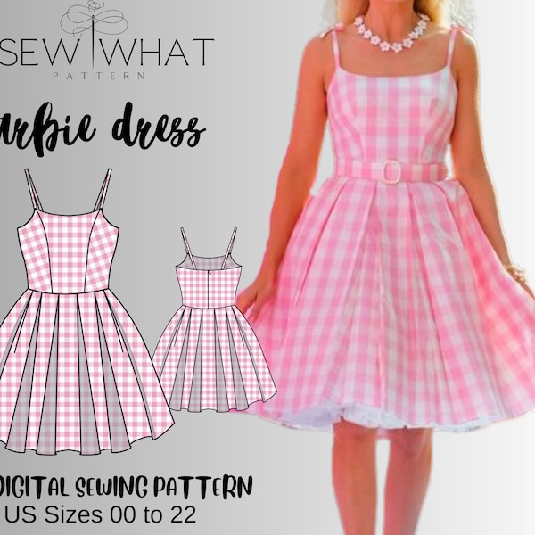 Barbie dress sewing pattern|women pdf dress sewing pattern 13 sizes