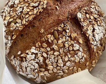 Whole Grain Sourdough Bread