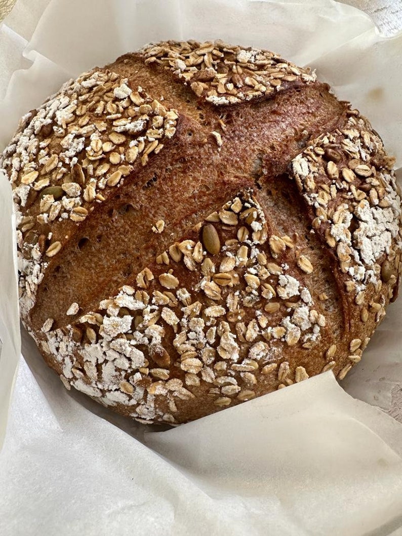Whole Grain Sourdough Bread Etsy
