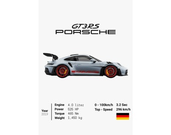 Porsche gt3rs posters