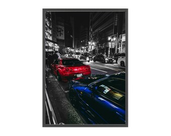 JDM Poster  with Wooden Frame