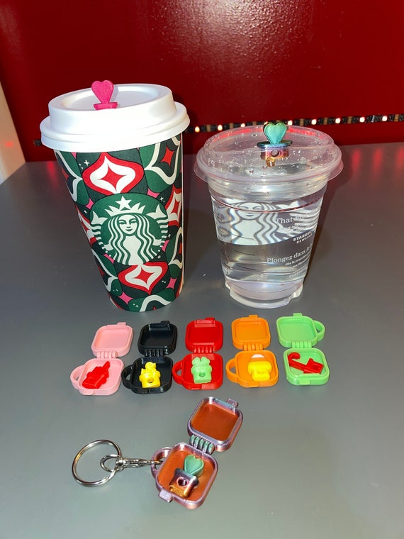 Starbucks Reusable Hot Cup Coffee STOPPER Seals Into Cup Lid Avoid