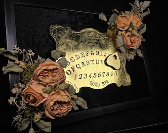 Gothic Wall Art, Ouija board Decor, Macabre Wall Art, Occult Dark Home, Oddities & Curiosities, Haunted House, Dark Academia - Victorian