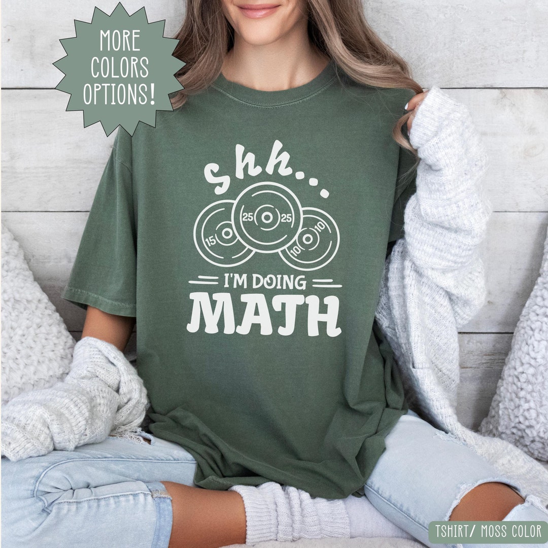 Shh I'm Doing Math Shirt Gym Pumpcover Shirt Gym Lovers Gifts Gym Rats ...