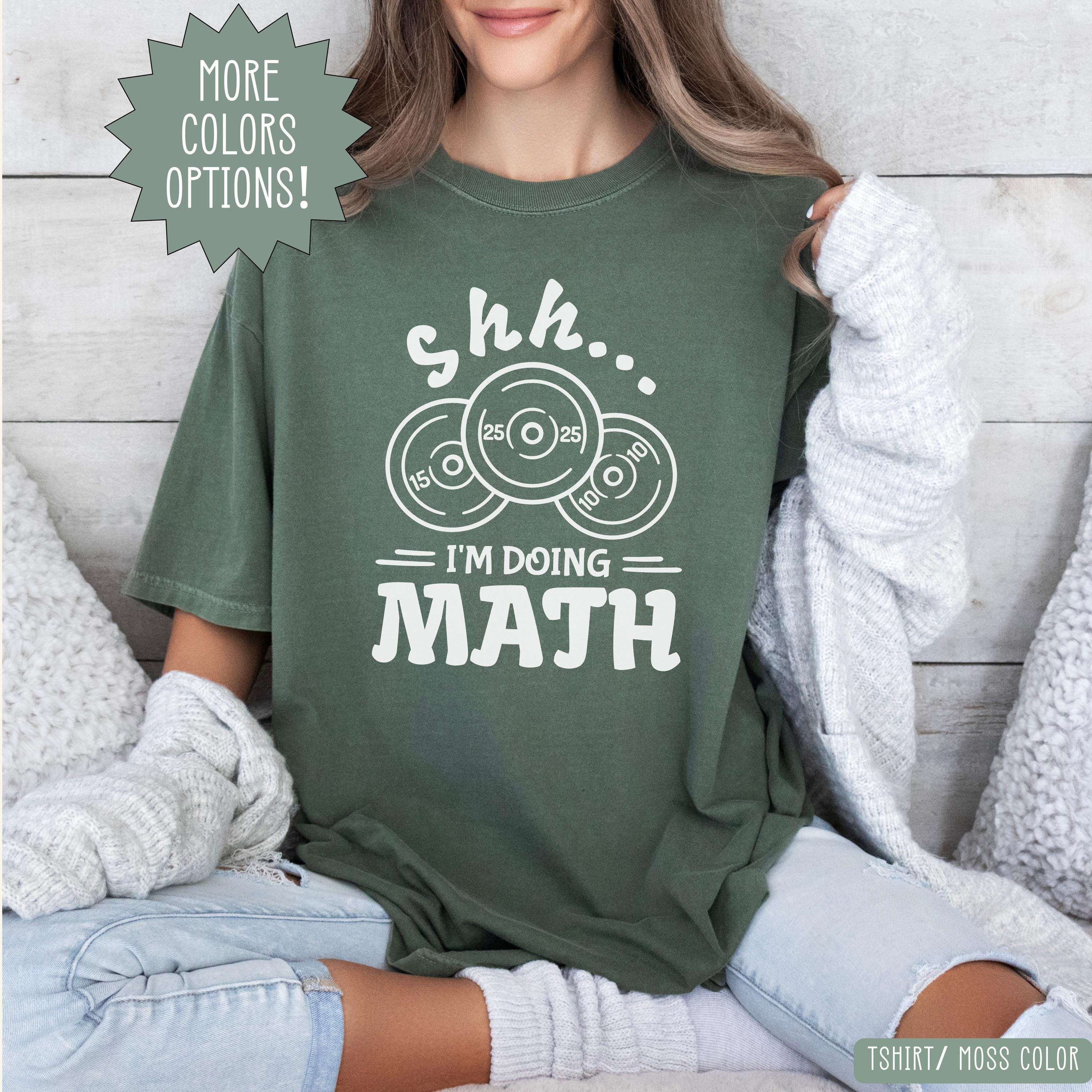 Shh I'm Doing Math Shirt Gym Pumpcover Shirt Gym Lovers Gifts Gym Rats ...