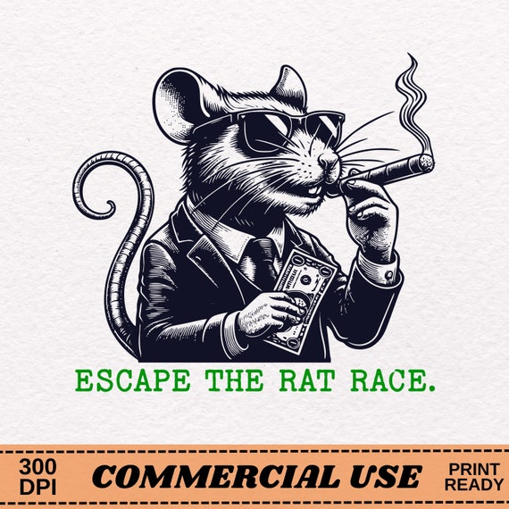 Rat Race - | ED Print ROTH PNG Seve Peter by de RAT （エドロス