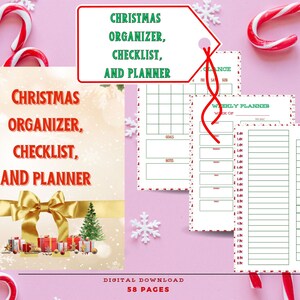 Printable Christmas Organizer, Checklist, and Planner