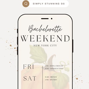 Halloween Bachelorette Itinerary