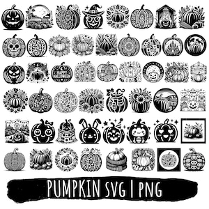 50 Kürbis SVG | PNG