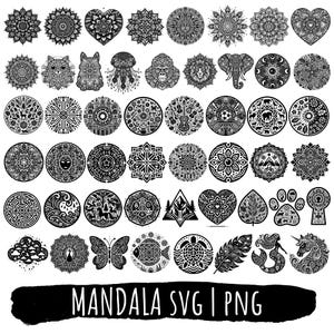 50 mandala-svg | png