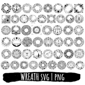 50 Wreath SVG | PNG