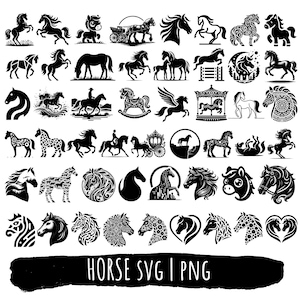 50 Horse SVG | PNG