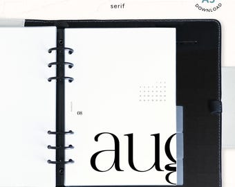 A5 2025 Monthly Covers  •  Calendar Covers  |  dated agenda  •  planner insert  •  printable instant download  •  diary journal organizer