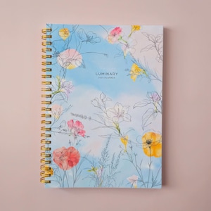2026 Weekly Planner / &#39;LUMINARY&#39; A5 Flexible Layout / Dated Journal Diary Planner Notebook