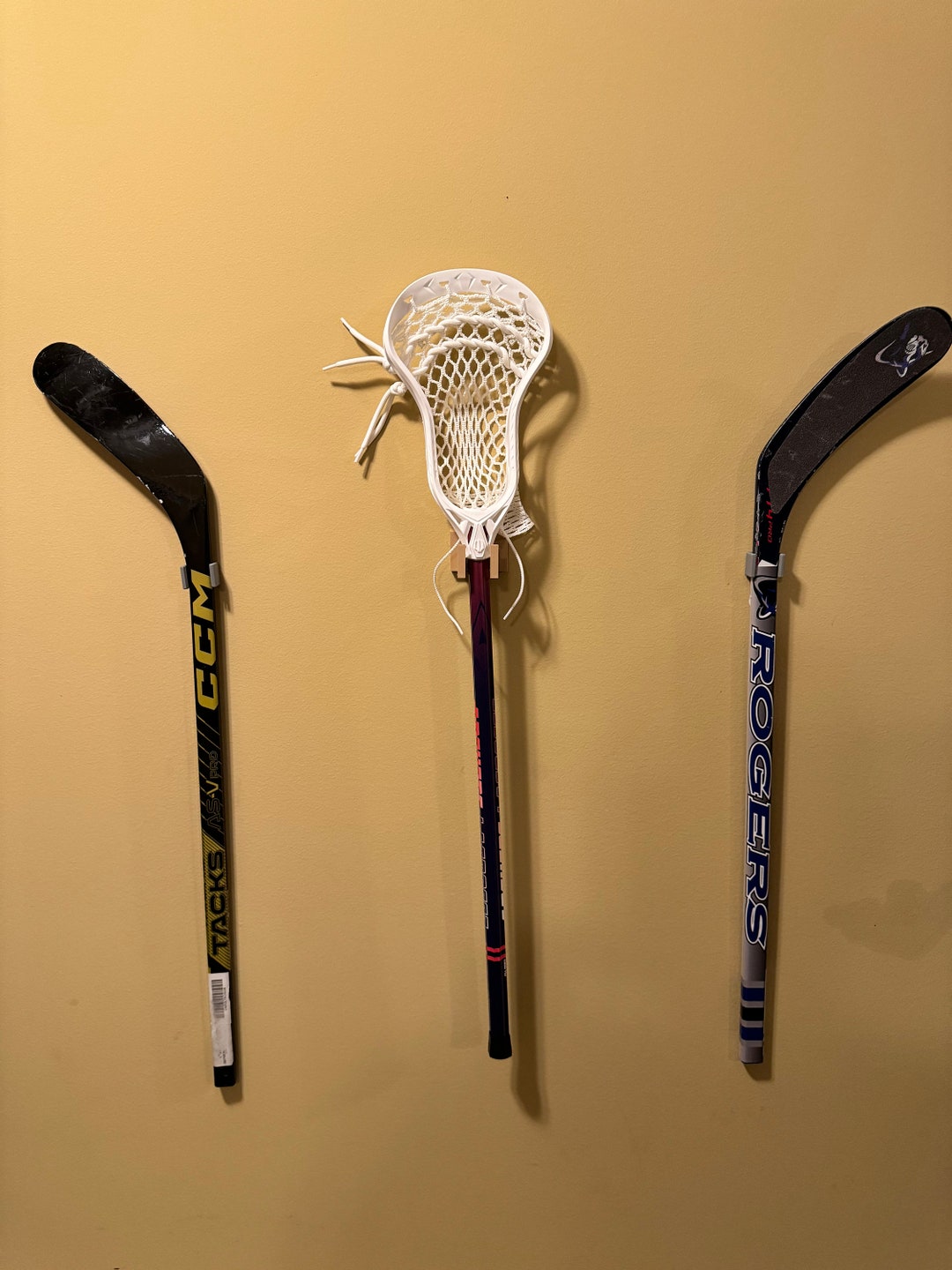 Lacrosse Stick Wall Mounts Etsy