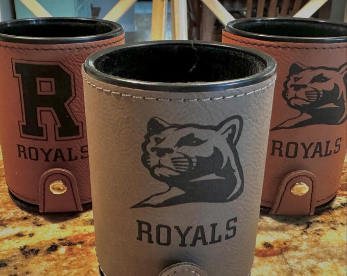 Personalized Leatherette Dice Cup