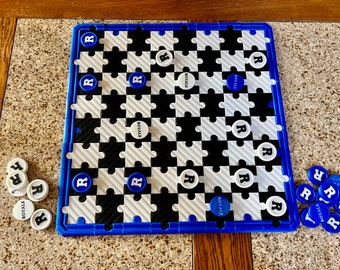 Custom 3D Printed Chess/Checker Set
