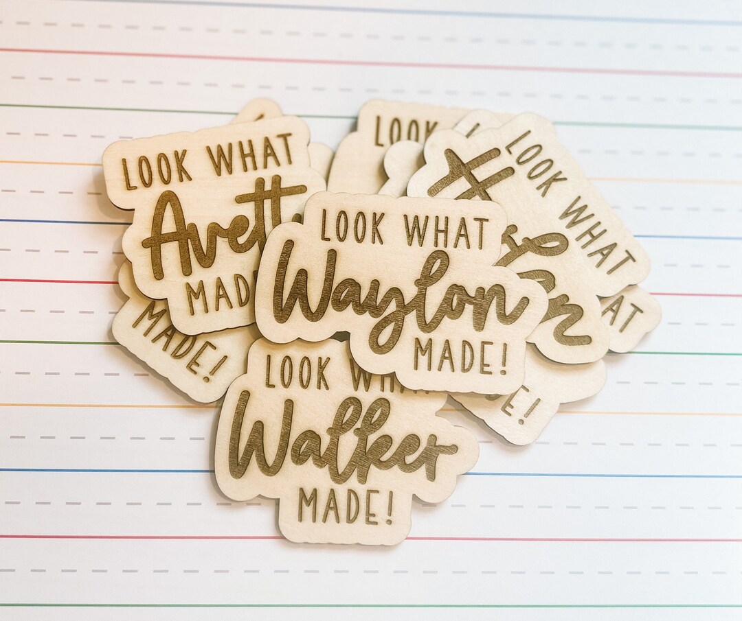 Personalized Look What I Made Magnet Artwork Display - Etsy