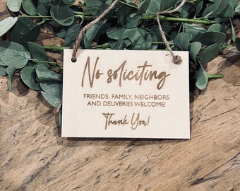 no soliciting sign, Do Not Ring the Door Bell Sign, Funny no soliciting sign, wood no soliciting sign, No Knocking Sign, Baby sleeping sign