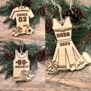 Personalized karate christmas ornaments