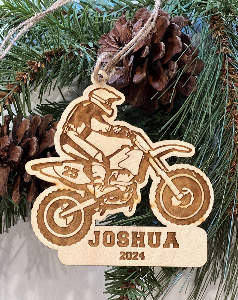 Fishing Ornament, Personalized Fisherman Christmas Ornament, Wood