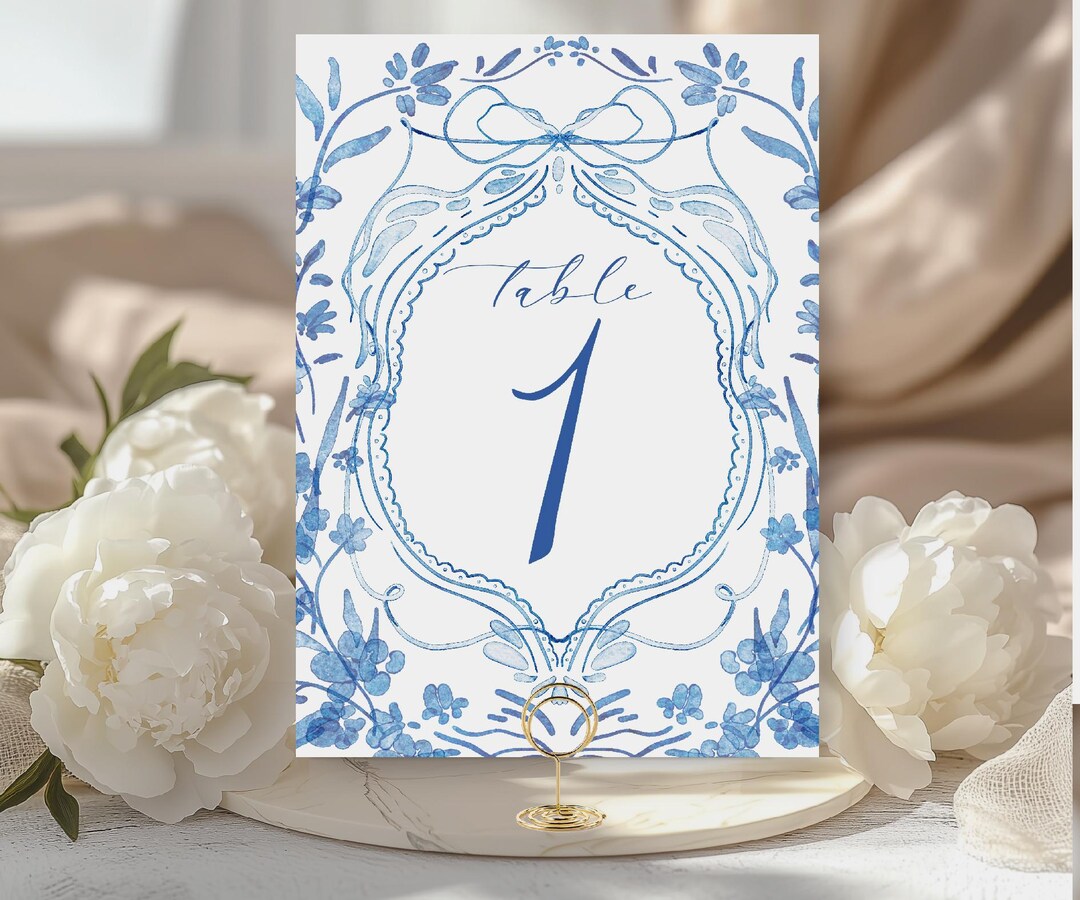 PRINTED Table Numbers, Wedding Table Numbers, Table Numbers Printing ...