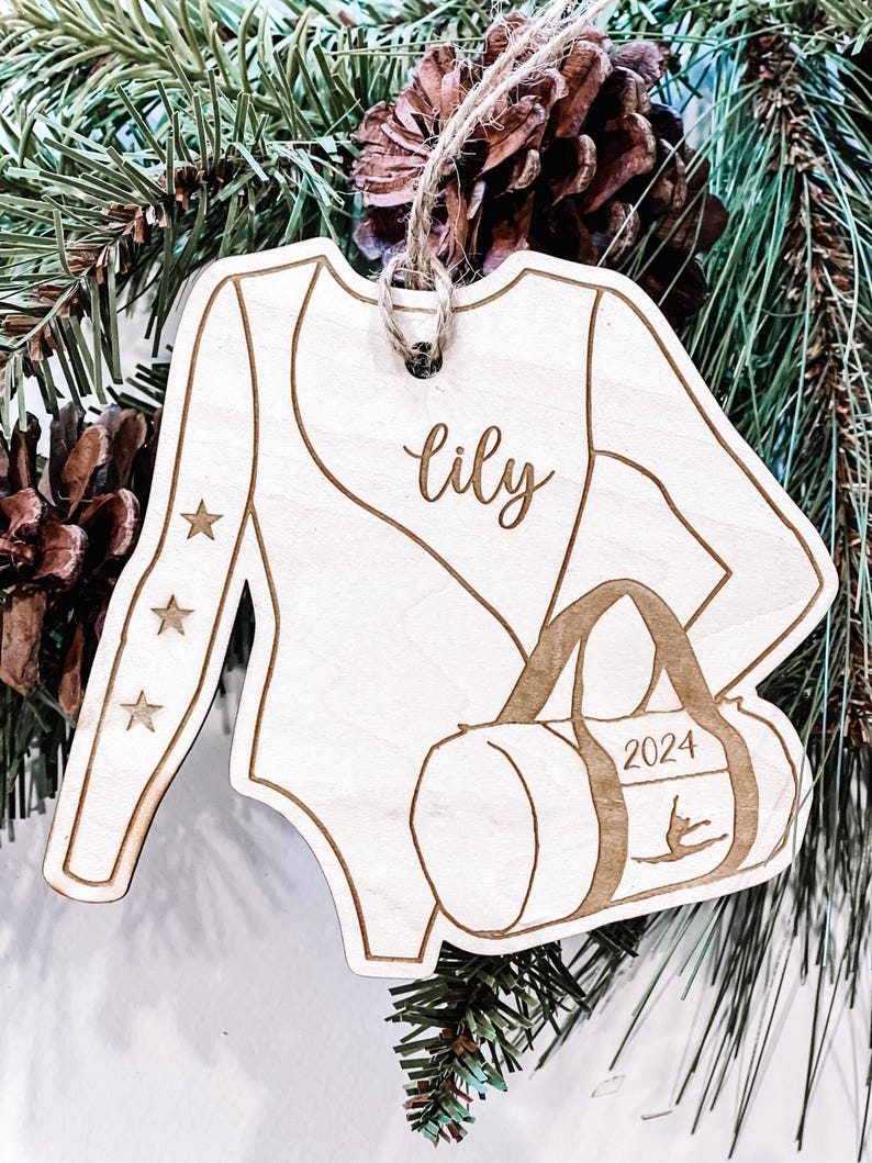 Fishing Ornament, Personalized Fisherman Christmas Ornament, Wood