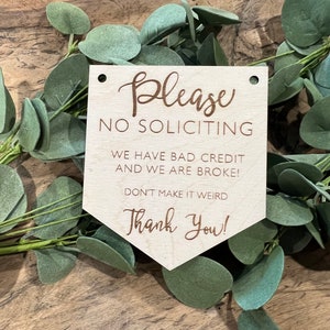 no soliciting sign, Do Not Ring the Door Bell Sign, Funny no soliciting sign, wood no soliciting sign, No Knocking Sign, Baby sleeping