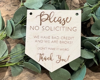 no soliciting sign, Do Not Ring the Door Bell Sign, Funny no soliciting sign, wood no soliciting sign, No Knocking Sign, Baby sleeping