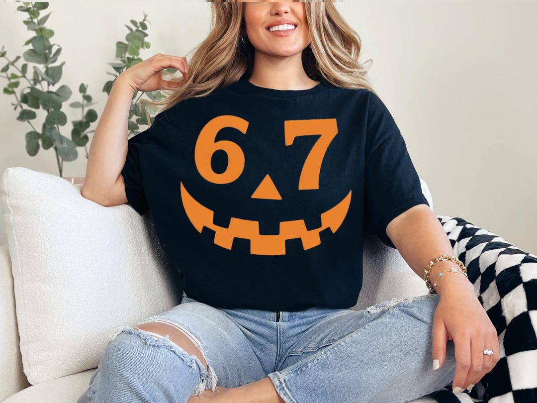 67 Six Seven Halloween Costume Shirt: Teacher Student Outfit (PNG) - Etsy