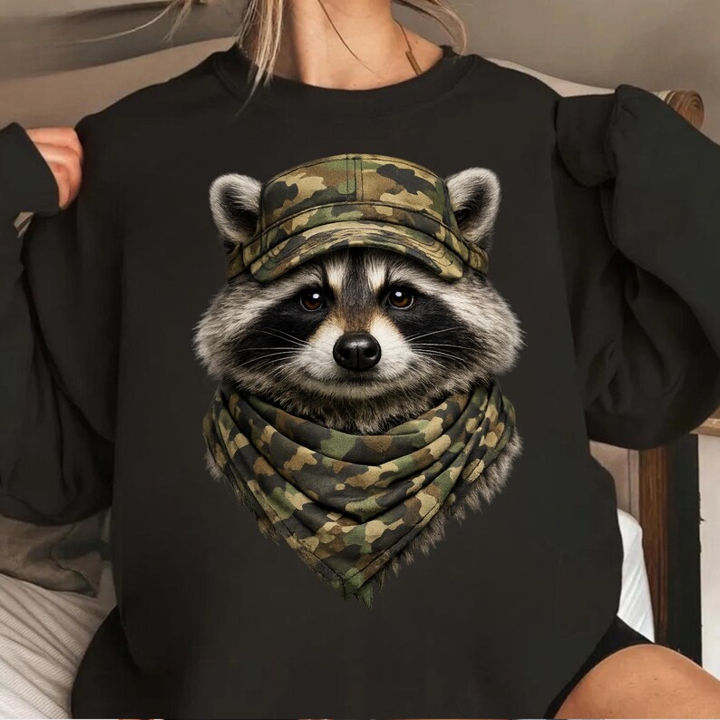 Tactical Raccoon PNG: Camo Military Animal Art (digital Download) - Etsy
