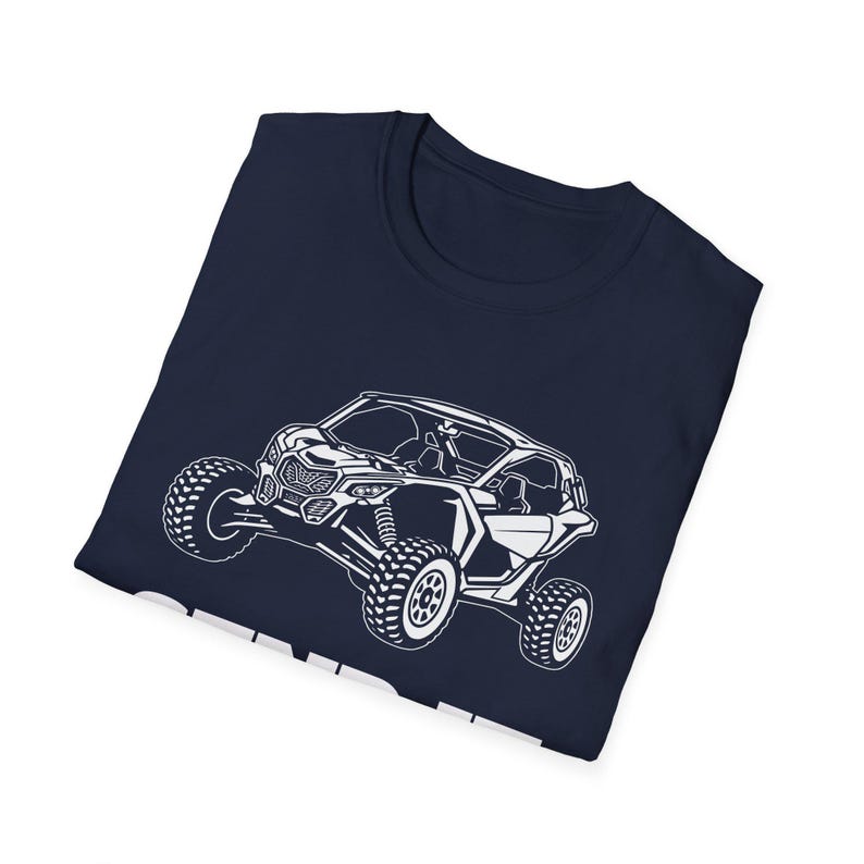 Camiseta Can-Am Maverick X3 SEND IT / Camiseta con diseño lineal para UTV todoterreno, color negro imagen 6
