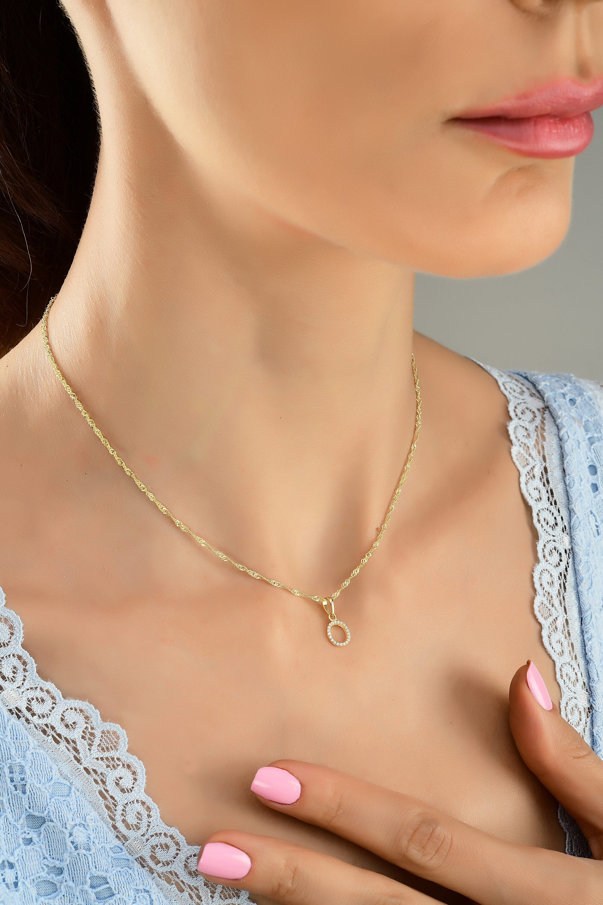 Next Day Delivery Initial Necklace Etsy UK