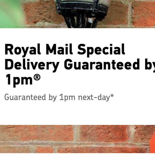 Royal Mail Special Delivery Next Day By 1 PM