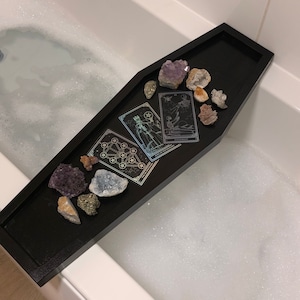 Coffin bath caddy