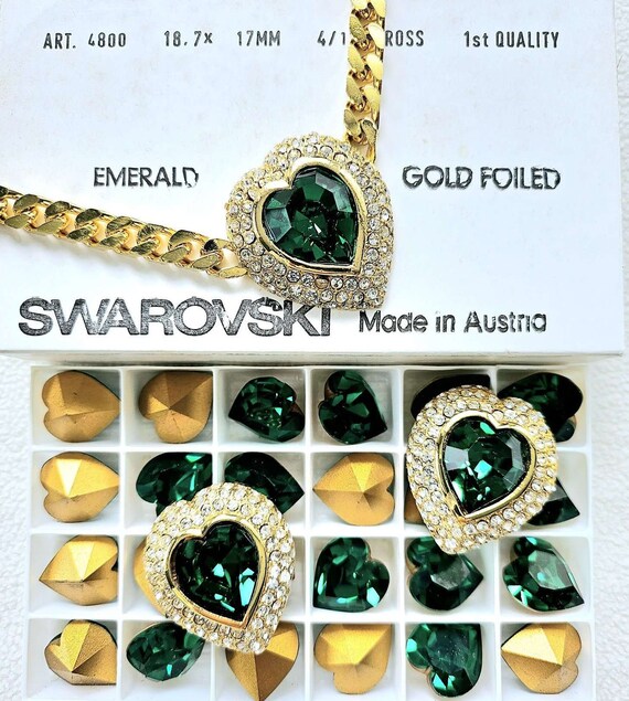 Pretty costume jewellery set with Swarovski cryst… - image 6