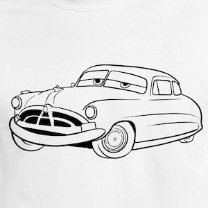 Doc Hudson Cut Files | Cricut | Silhouette Cameo | Svg Cut Files | Digital Files | PDF | Eps | DXF | PnG | Cars