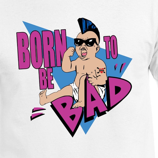 Born To Be Bad Cut Files | Cricut | Silhouette Cameo | Svg Cut Files | Digital Files | PDF | Eps | DXF | PnG | Twins